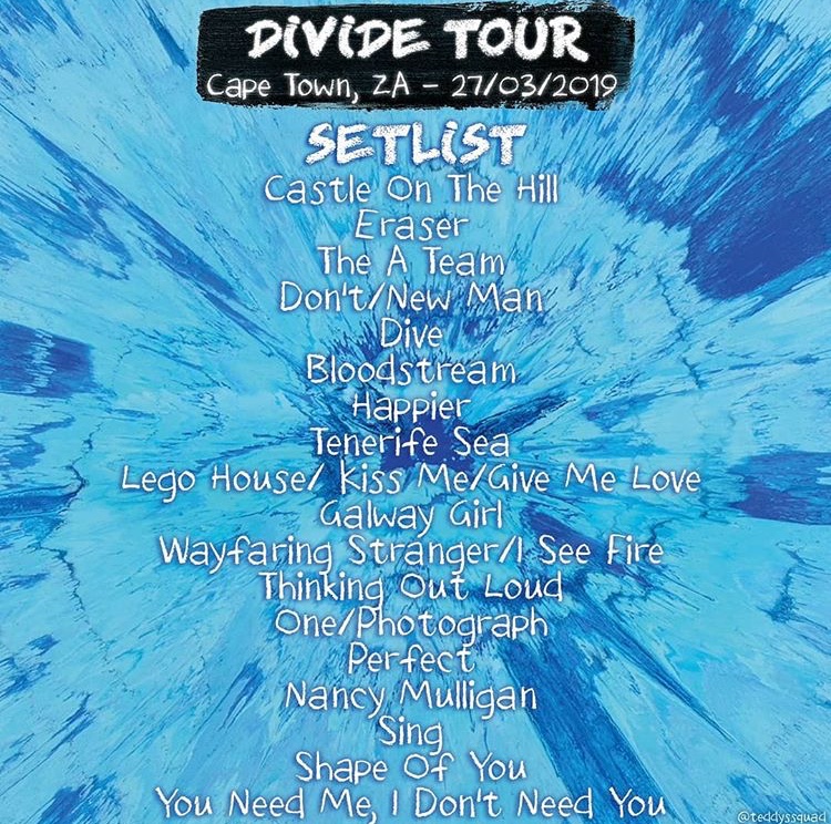 Set list