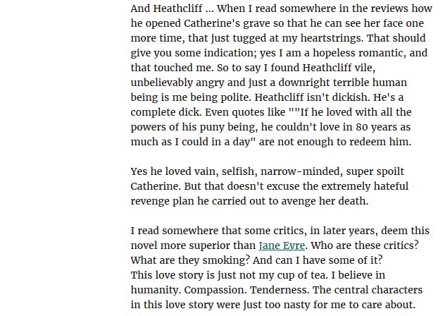 Wuthering Heights review 2